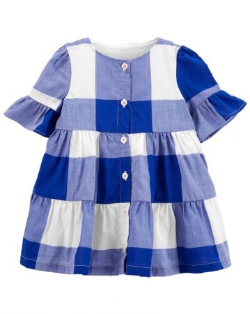 CARTERS CARTER'S Šaty Blue White holka NB/vel. 56