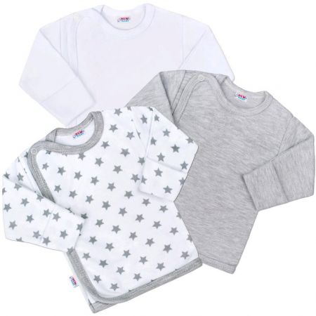 Kojenecká košilka New Baby Classic II Uni 3ks Dle obrázku 68 (4-6m)