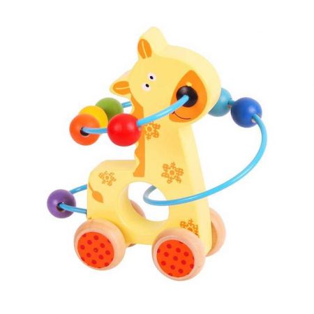 Bigjigs Toys Bigjigs Baby Labyrint na kolečkách žirafa