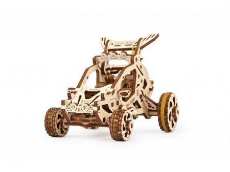 Ugears 3D dřevěné mechanické puzzle Mini bugina