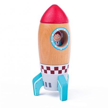 Bigjigs Toys Dřevěná raketa