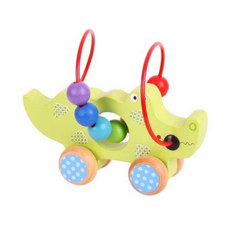 Bigjigs Toys Bigjigs Baby Motorický labyrint krokodýl