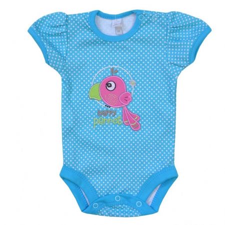 Kojenecké letní body Koala Summertime happy Tyrkysová 80 (9-12m)