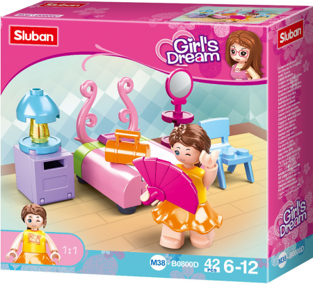 Sluban Girls Dream M38-B0800D Ložnice