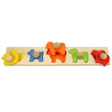 Bigjigs Toys Bigjigs Baby Vkládací puzzle zvířata