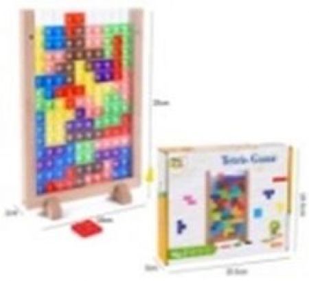 Ikonka Tetris Puzzle Interaktivní 3D desková hra