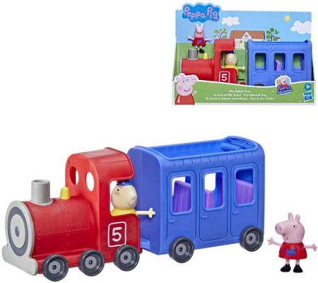 HASBRO Prasátko Peppa Pig Vlak slečny králíčkové set se 2 figurkami