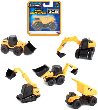 Teamsterz vůz Mini Moverz pracovní auto JCB plast 5 druhů