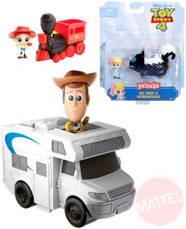 Mattel Figurka plastová Toy 4 Story (Příběh hraček) set s vozidlem různé druhy