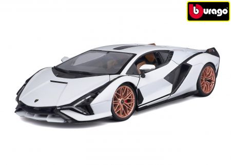 Bburago 1:18 TOP Lamborghini Sián FKP 37 White/Black