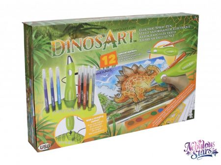 DinosArt Airbrush omalovánky set