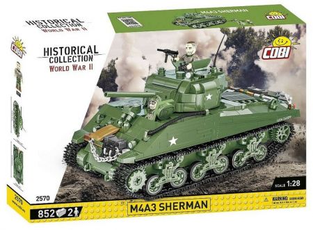 COBI - II WW M4A3 Sherman, 838k, 2f