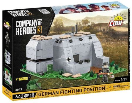 COBI - COH German Fighting Position, 1:35, 650 k, 1 f