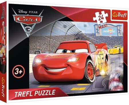 TREFL - Puzzle 24 Maxi Šampion Disney Cars 3