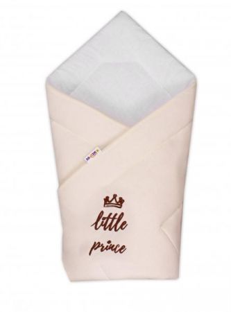 Baby Nellys Rychlozavinovačka Little Prince - jersey - smetanová