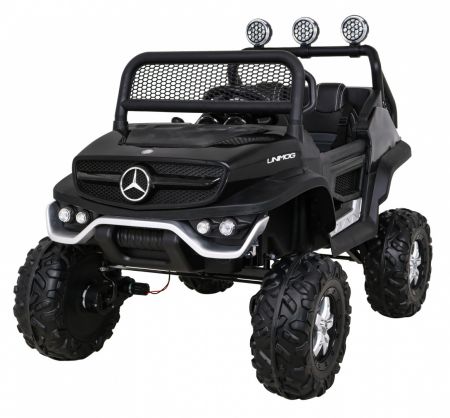 Tomido Elektrické autíčko Mercedes Unimog S, 4x4, 12V Černé