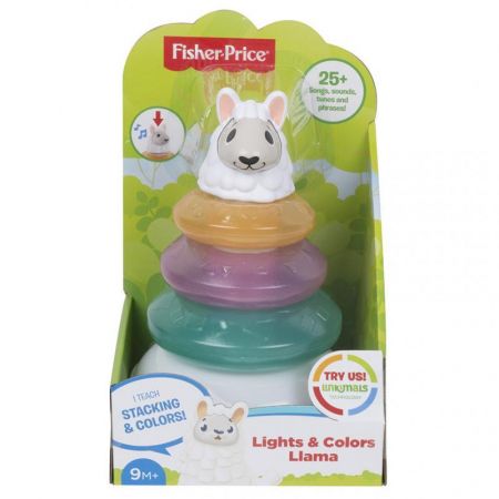 Mattel Fisher-Price Linkimals mluvící lama s kroužky CZ