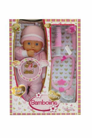 Alltoys Miminko Bambolina Amore 33 cm a doktorský set