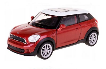 Welly Mini Cooper S Paceman, červený 1:34