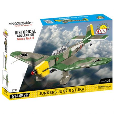 Cobi 5730 II WW Junkers Ju 87 B Stuka, 1:32, 514 kostek