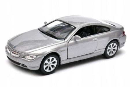 Welly BMW 645Ci, Stříbrný 1:34-39