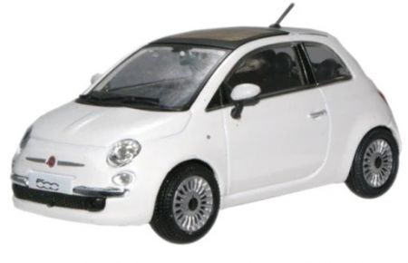 Welly Fiat 500, Bílý 1:34-39