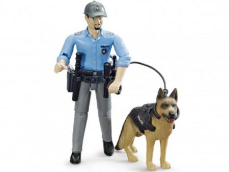 Bruder 62150 Figurka Policista a pes