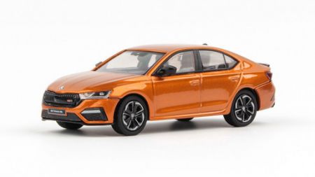 Abrex Škoda Octavia IV RS (2020) Oranžová Phoenix Metalíza 1:43