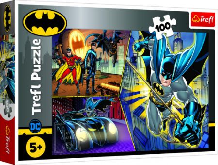 Trefl Nebojácný Batman puzzle 100 dílků