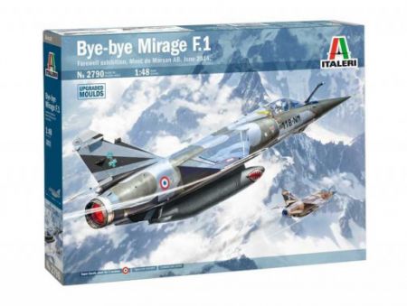 Italeri Model Kit letadlo 2790 Bye-bye MIRAGE F1 (1:48)