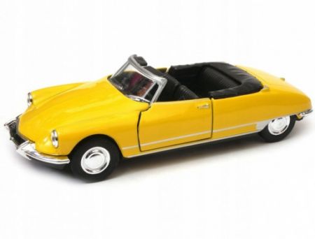 Welly Citroen DS 19 Cabriolet, Žlutý 1:36