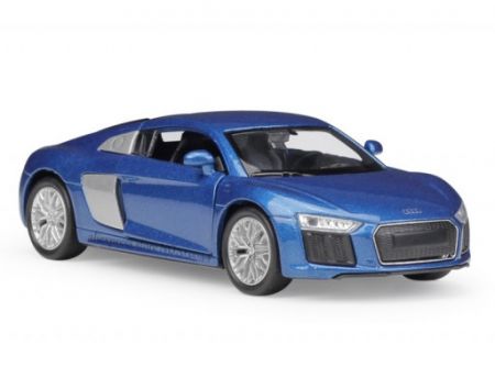 Welly Audi R8 V10 Modré (2016) 1:34-39