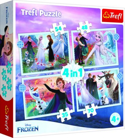 Trefl Puzzle 4v1 Ledové království