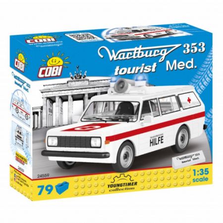 Cobi 24559 Wartburg 353 Sanitka, 1:35, 79 kostek