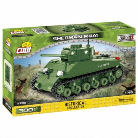 Cobi 2708 II WW M4 Sherman, 1:48, 300 kostek