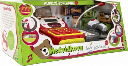 Teddies Medvídkova česky mluvící dětská pokladna