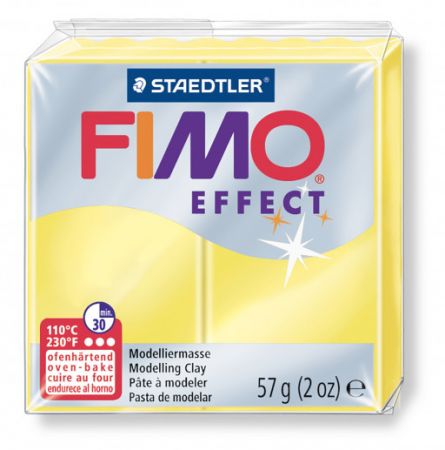 Staedtler FIMO efekt transparentní žlutá 57g