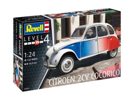 Revell ModelKit 07653 Citroen 2 CV Cocorico 1:24