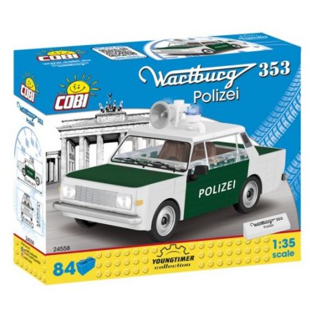 Cobi 24558 WARTBURG 353 Polizei 1:35, 84 kostek