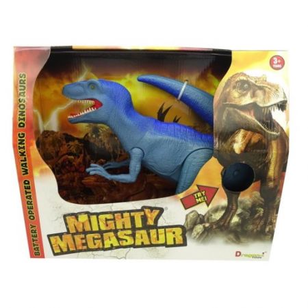 Mighty Megasaur Chodící Raptor se zvuky