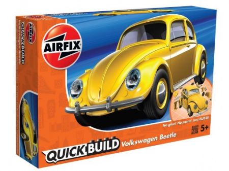 Airfix Quick Bulid J6023 Volkswagen Beetle. Žlutý