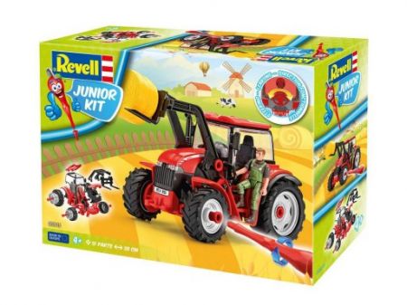 Revell Junior Kit 00815 Tractor with loader incl. figure (1:20)