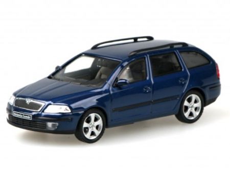 Abrex Škoda Octavia II Combi (2004) Modrá Hlubinná Metalíza 1:43