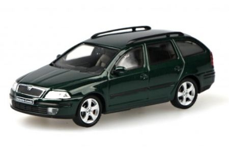 Škoda Octavia II Combi (2004) Zelená Natur Metalíza 1:43