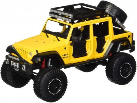 Maisto Jeep Wrangler Unlimited Off-Road, Žlutý 1:24