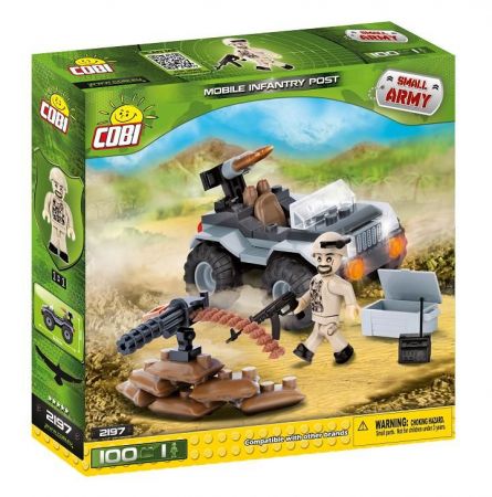 Cobi 2197 Small Army Mobilní odpalovač, 100 kostek