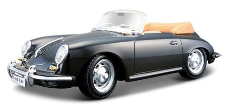 Bburago Porsche 356B Cabrio (1961) Černé 1:24