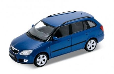 Welly Škoda Fabia Combi Modrá (2009) 1:24