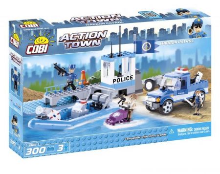 Cobi 1565 ACTION TOWN Říční policie, 300 kostek