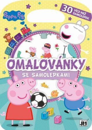 Jiri Models Omalovánky se samolepkami - Prasátko Peppa